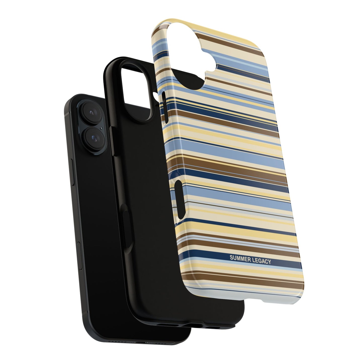 Coconut Multi-stripe iPhone Case
