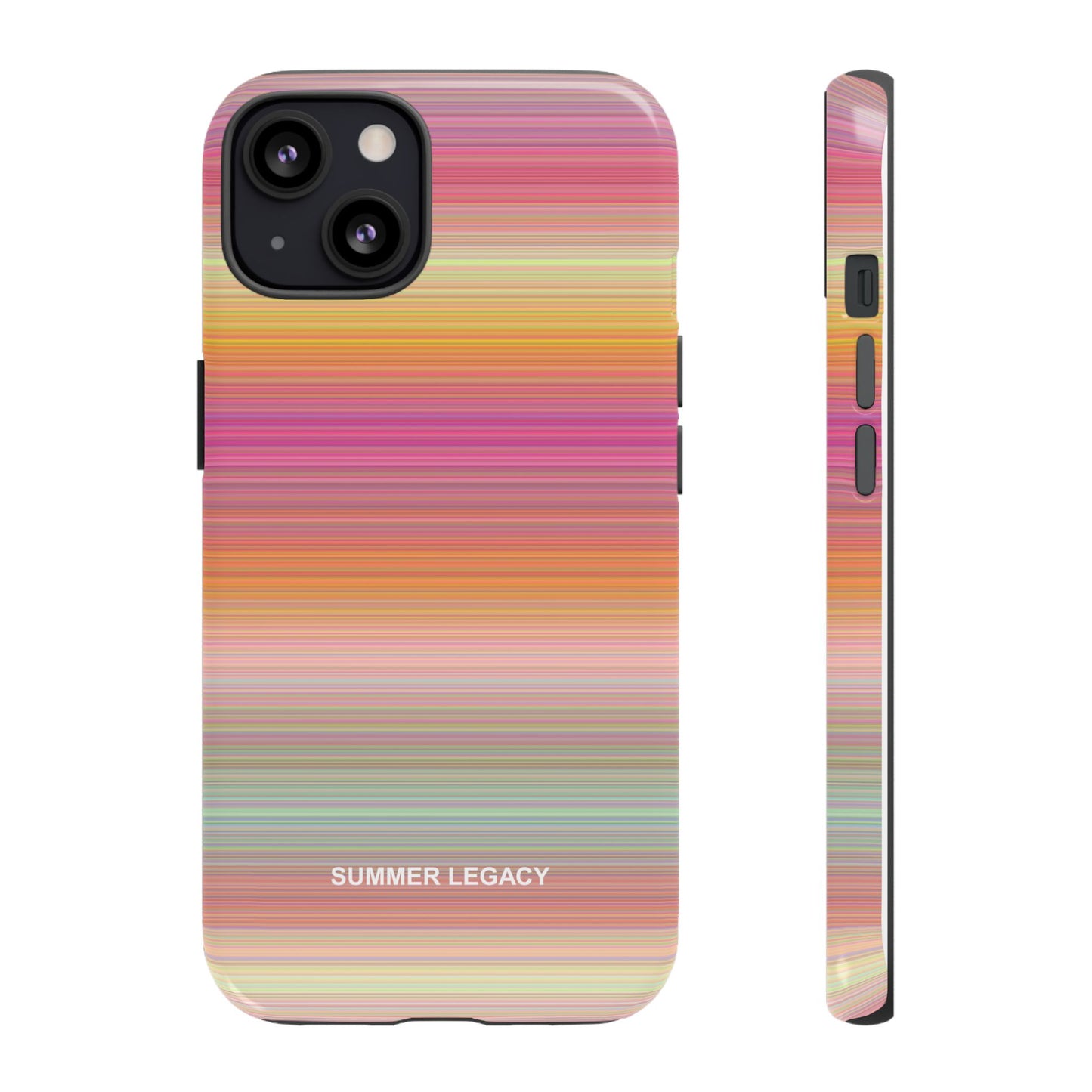 Champagne Ombre Stripe iPhone Case