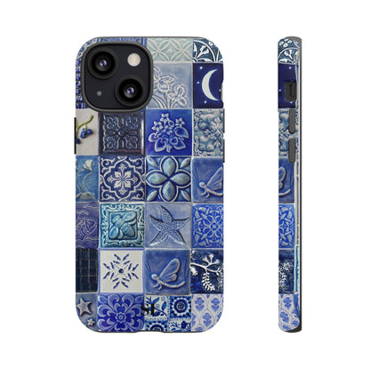 Midnight Mosaic Tiles iPhone Case