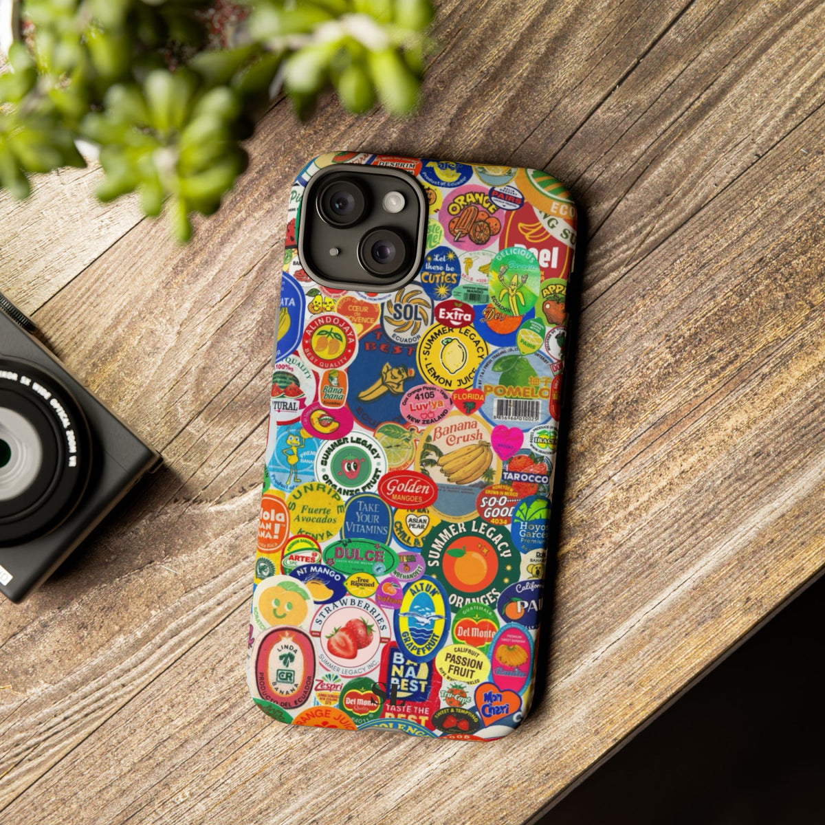 Fruit Stickers iPhone Case