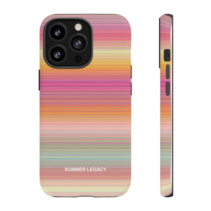 Champagne Ombre Stripe iPhone Case