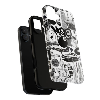 Black and White MagSafe Case