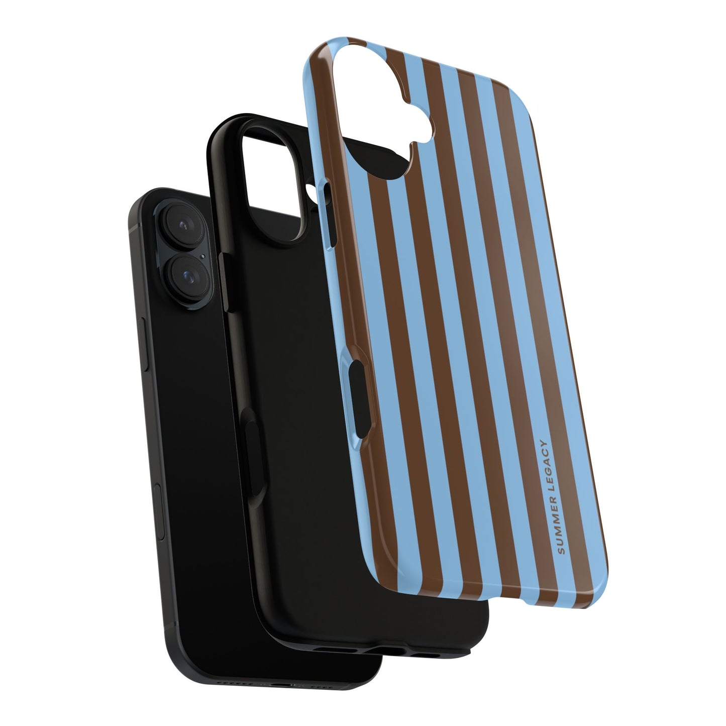 Mocha Stripe iPhone Case