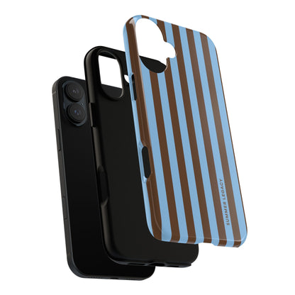 Mocha Stripe iPhone Case