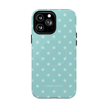Teal Polka Dot MagSafe Case