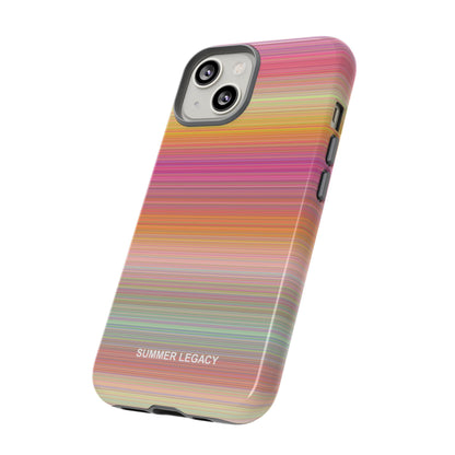 Champagne Ombre Stripe iPhone Case
