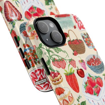 Strawberry Collage MagSafe Case