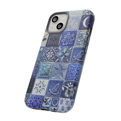 Midnight Mosaic Tiles iPhone Case