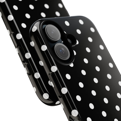 Ebony Polka Dot iPhone Case