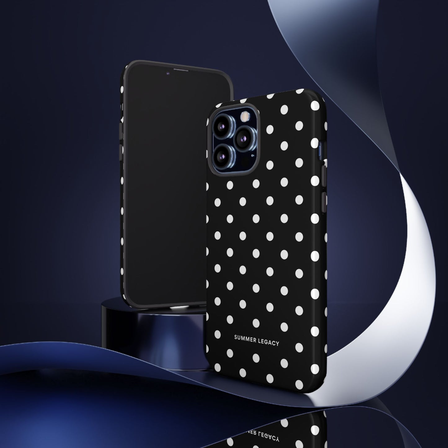 Ebony Polka Dot iPhone Case
