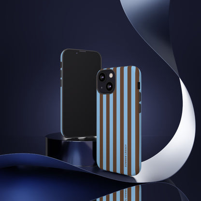 Mocha Stripe iPhone Case