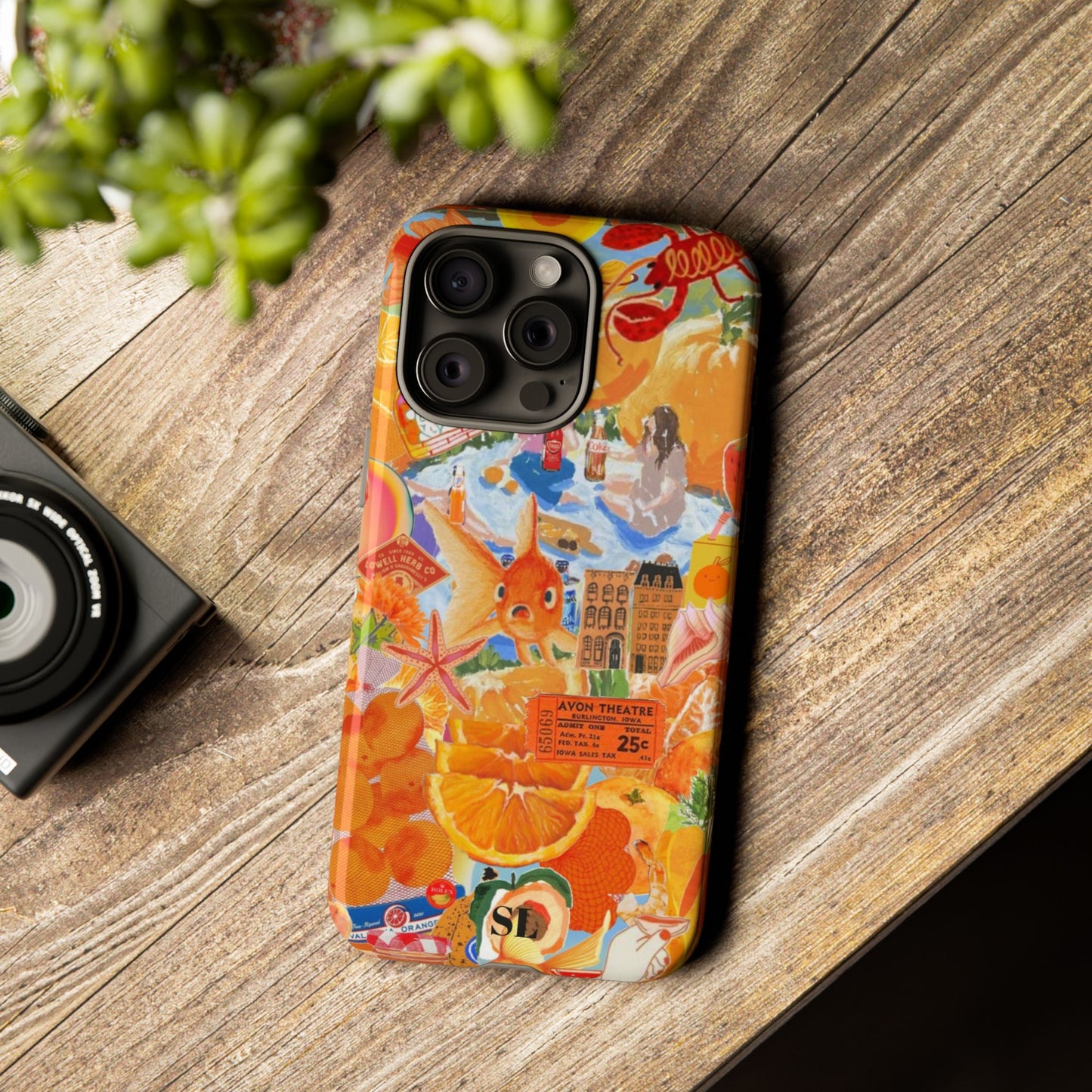Orange Goldfish iPhone Case