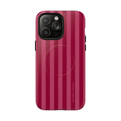 Berry Stripe MagSafe Case