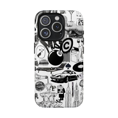 Black and White MagSafe Case