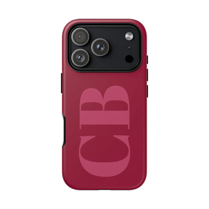 Berry Custom Initial iPhone Case