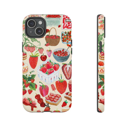 Strawberry Collage iPhone Case