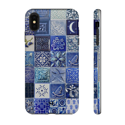 Midnight Mosaic Tiles iPhone Case