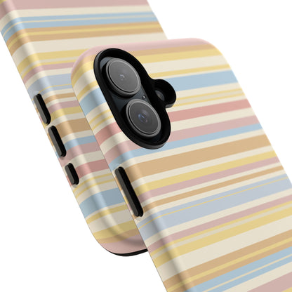 Lychee Multi-stripe iPhone Case