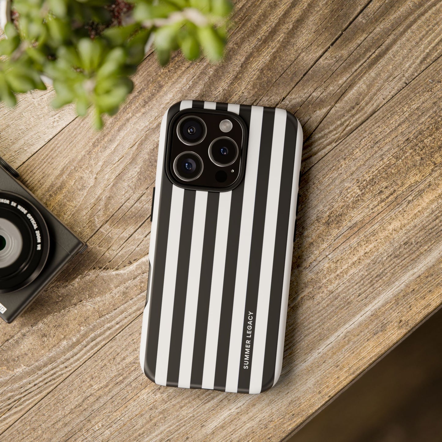Ebony Stripe iPhone Case