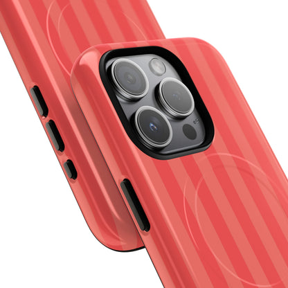 Coral Stripe MagSafe Case