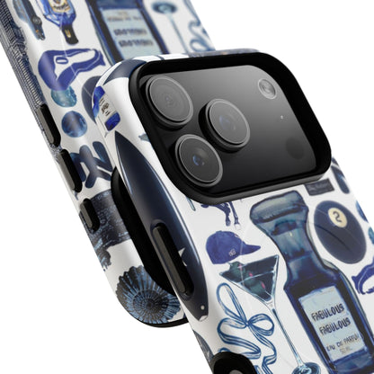 Navy Blue Collage MagSafe Case