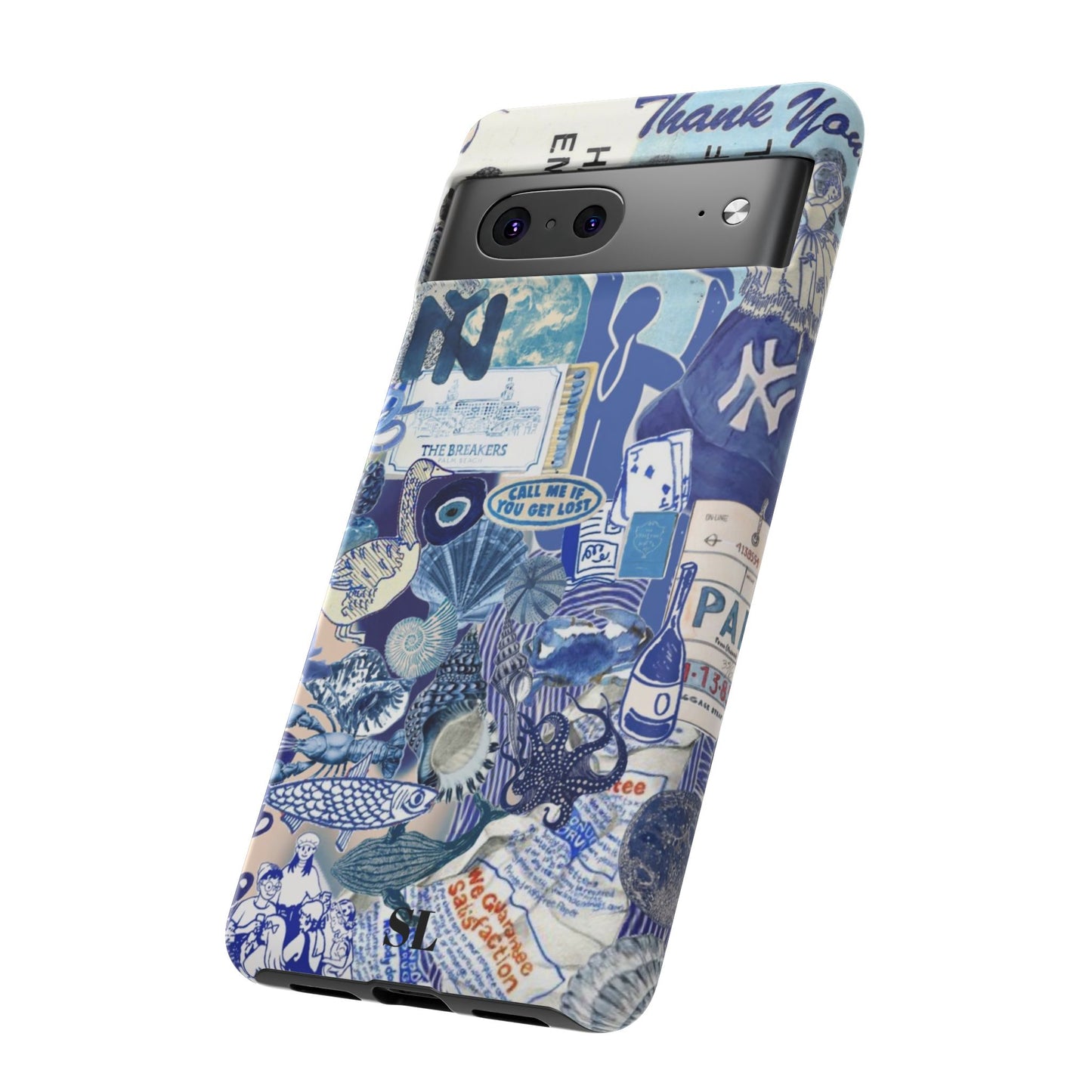 Blue Collage Google Pixel Case