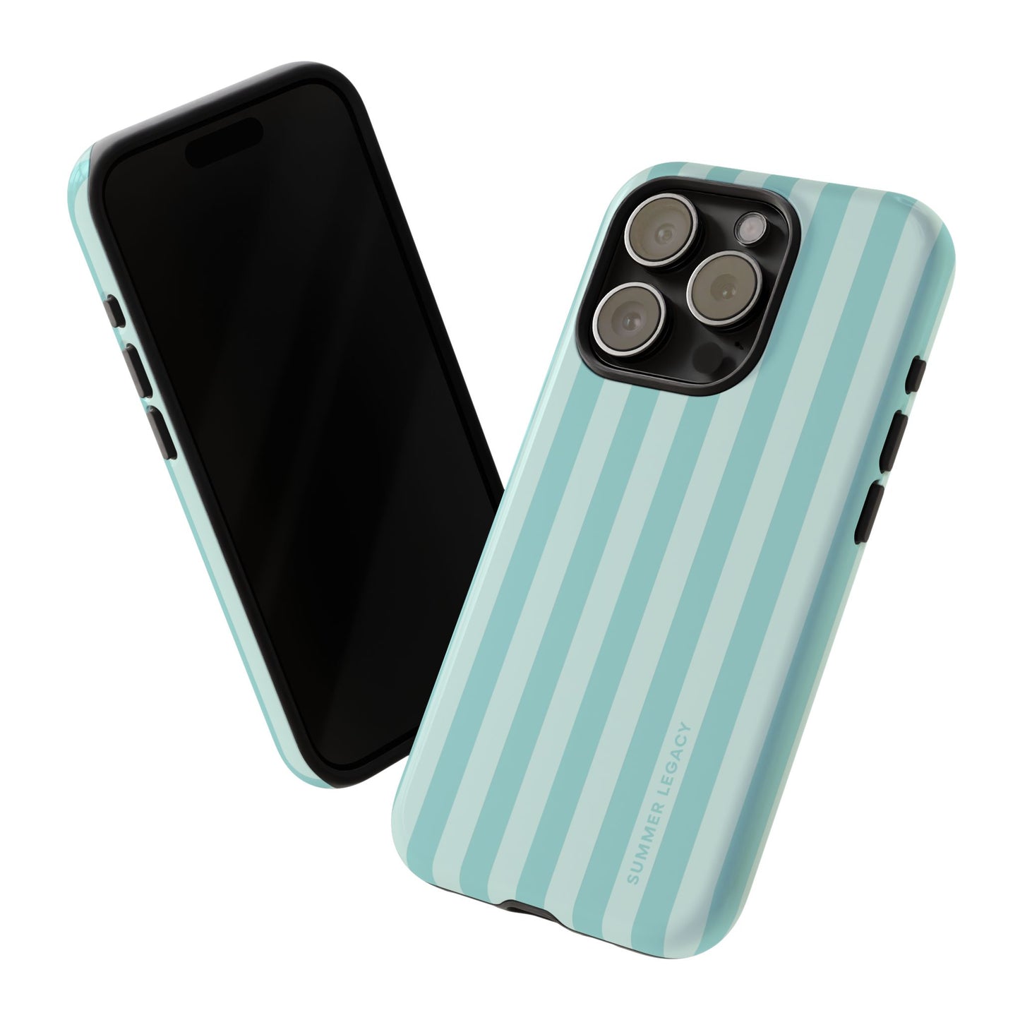 Teal Stripe iPhone Case