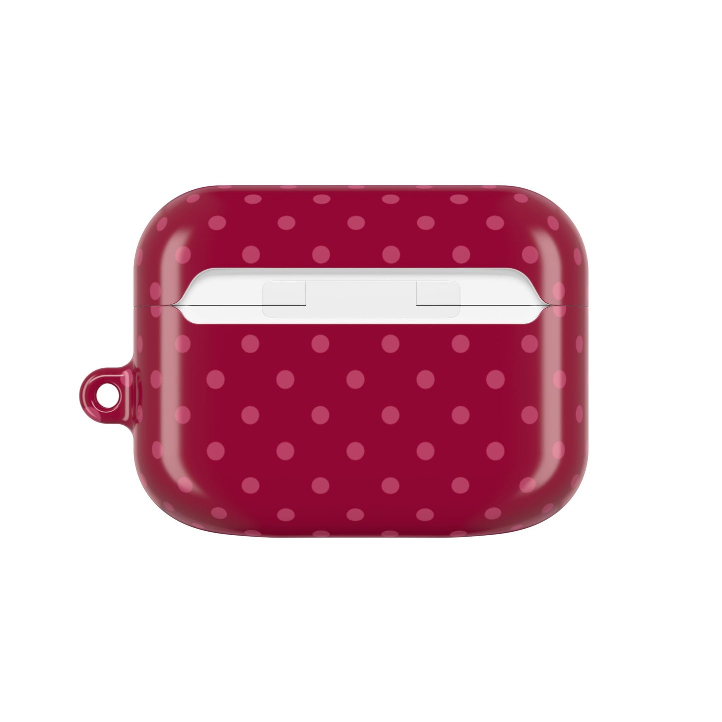 Berry Polka Dot AirPod Case