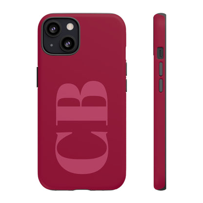 Berry Custom Initial iPhone Case