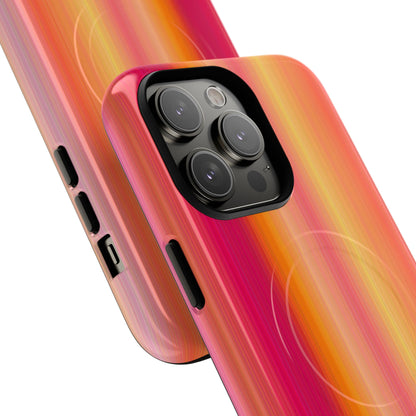 Amber Glow Ombre Stripe MagSafe Case