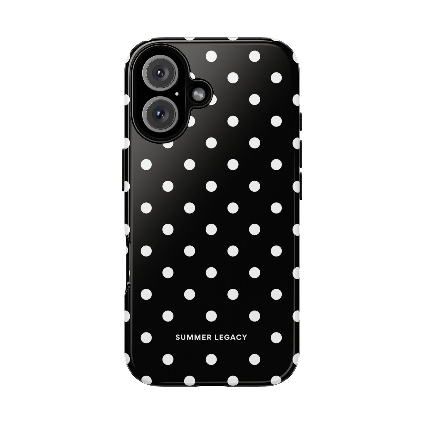 Ebony Polka Dot iPhone Case