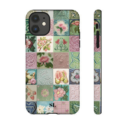 Garden Mosaic Tiles iPhone Case