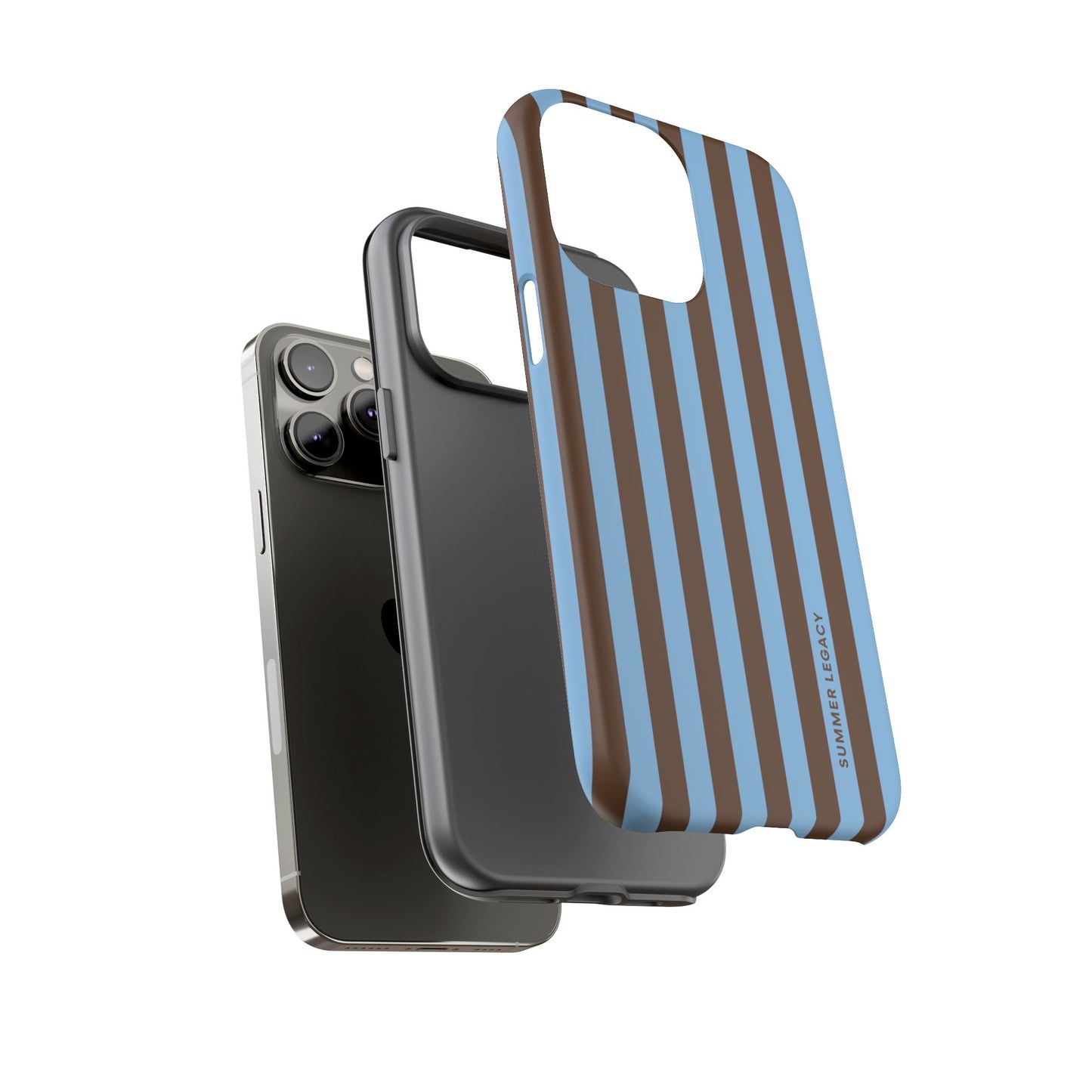 Mocha Stripe iPhone Case