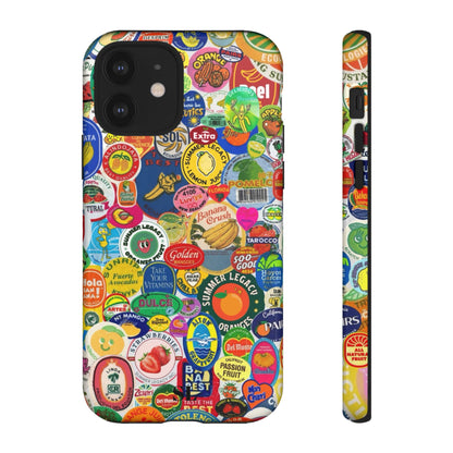 Fruit Stickers iPhone Case