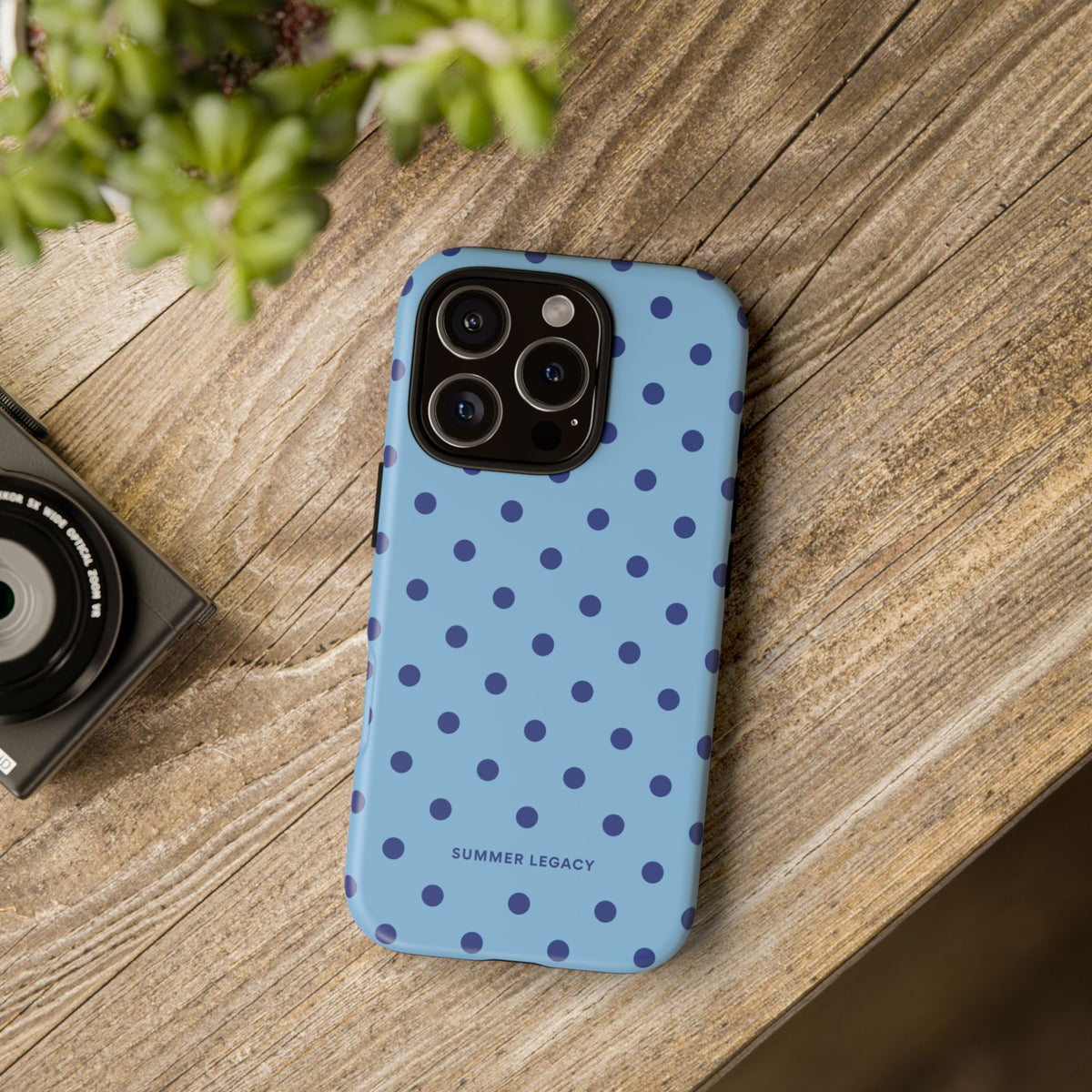Lagoon Polka Dot iPhone Case