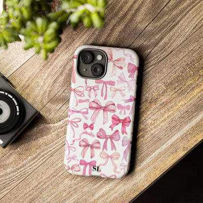 Pink Bows iPhone Case