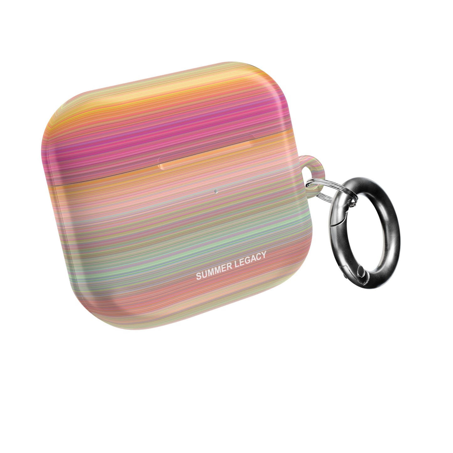Champagne Ombre Stripe AirPod Case