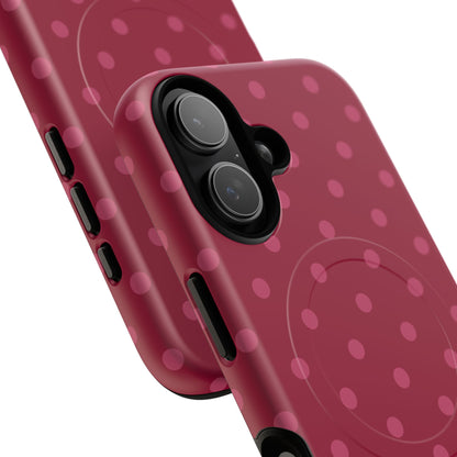Berry Polka Dot MagSafe Case
