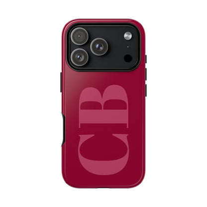 Berry Custom Initial iPhone Case