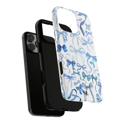 Blue Bows iPhone Case
