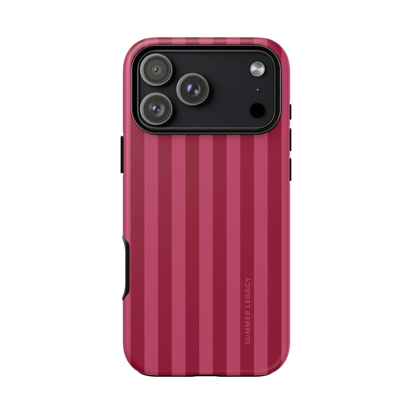 Berry Stripe iPhone Case