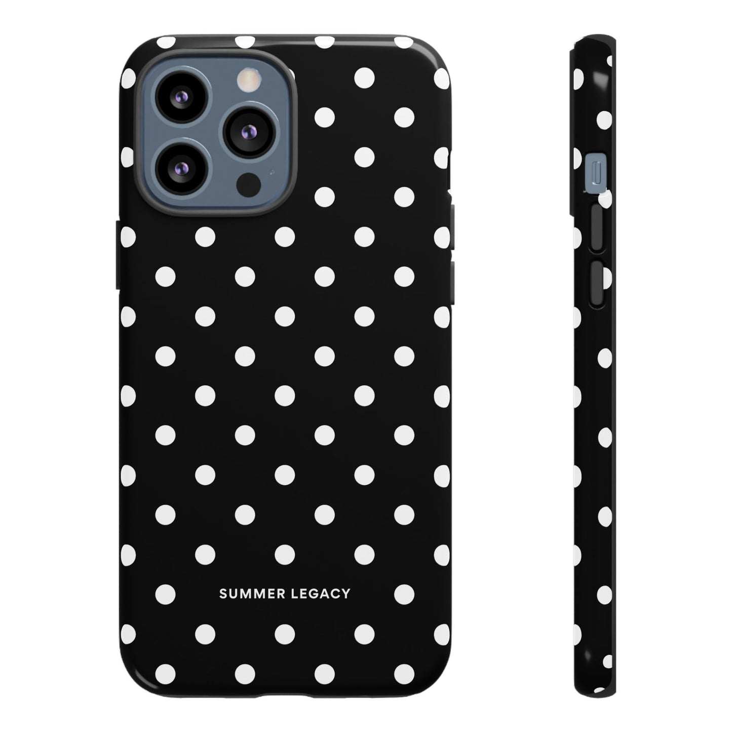 Ebony Polka Dot iPhone Case