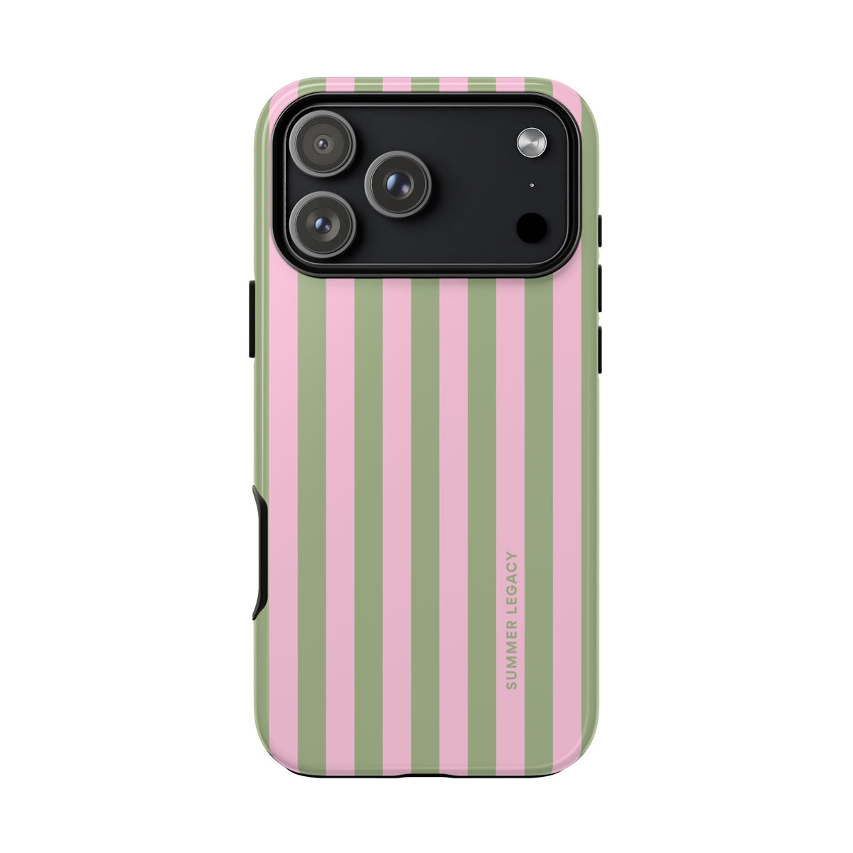 Guava Stripe iPhone Case