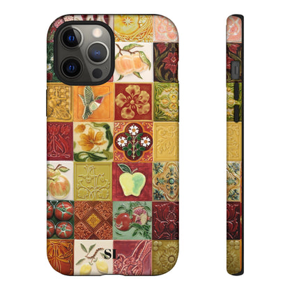 Orchard Mosaic Tiles iPhone Case