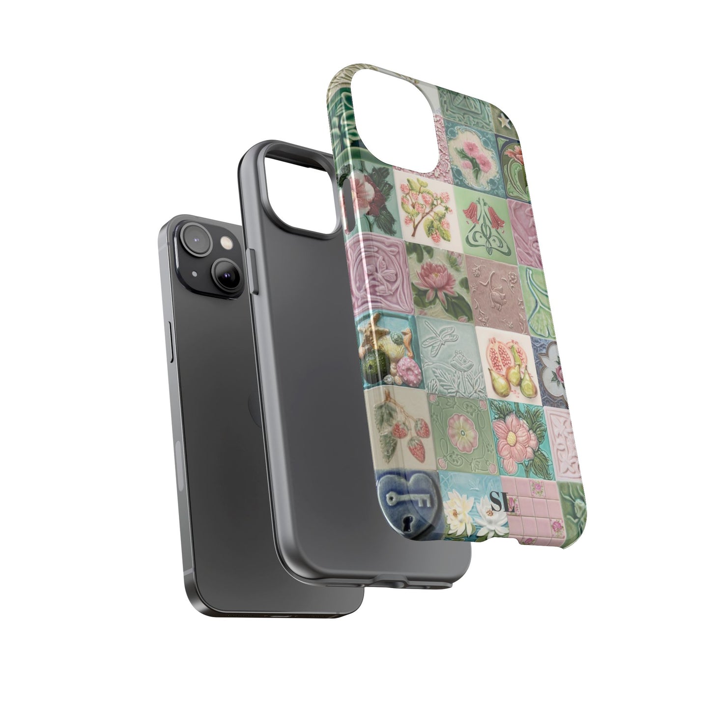 Garden Mosaic Tiles iPhone Case