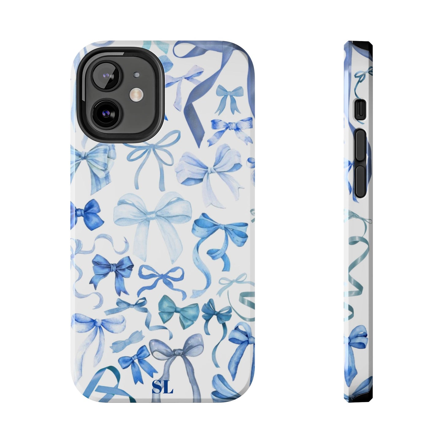 Blue Bows iPhone Case