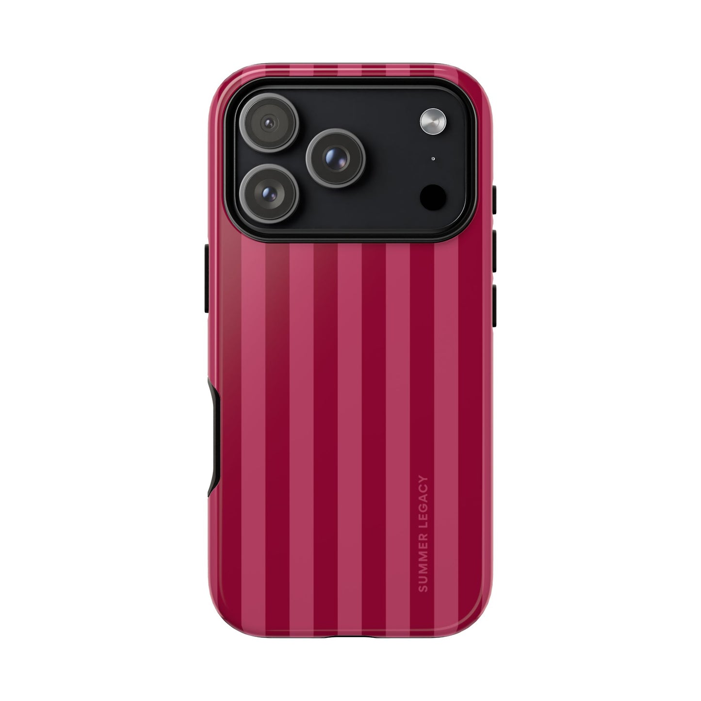 Berry Stripe iPhone Case