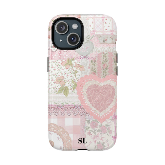 Blushing Floral Patchwork MagSafe Case
