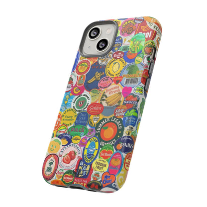 Fruit Stickers iPhone Case