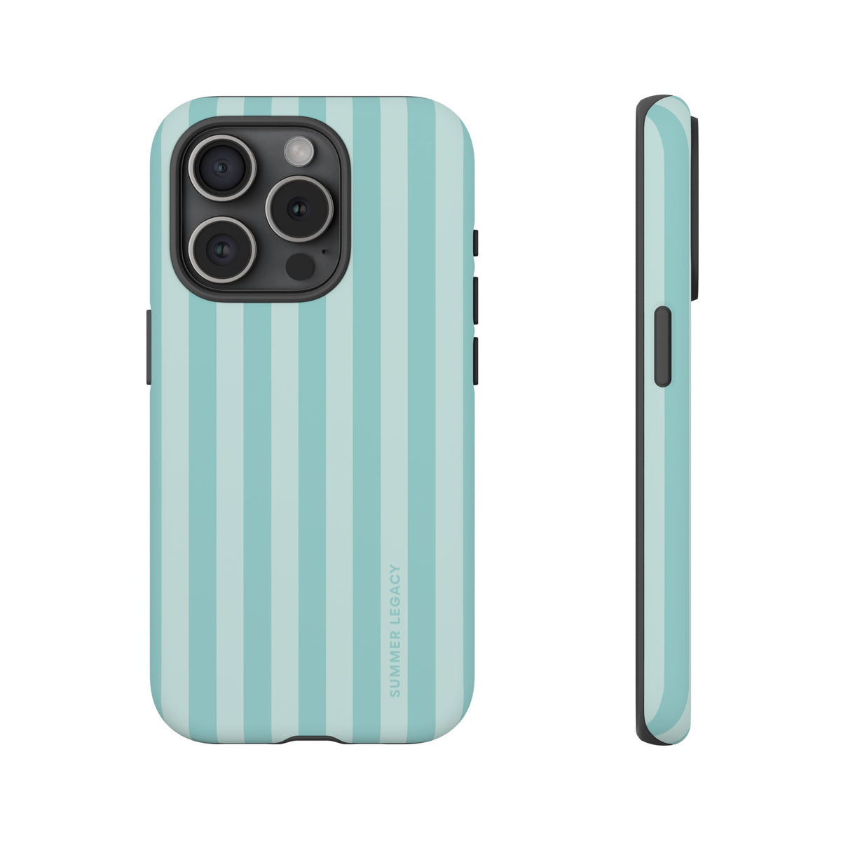 Teal Stripe iPhone Case